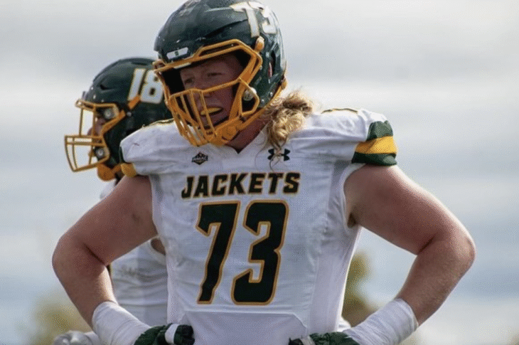 Meet Jayson Rouse, a top offensive line prospect for the 2026 NFL Draft, known for his athleticism and competitive spirit.